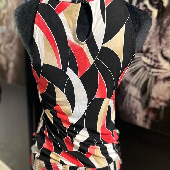 ❤️NWOT- CLASSY WHITE HOUSE BLACK MARKET BLOUSE WITH ELASTIC WAISTBAND SZ XS❤️ - Picture 6 of 7